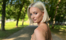 Ugnė Siparė nusirėžė ilgus plaukus