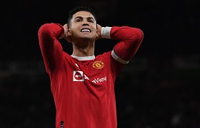 „Man United“ treneris ramina: Cristiano Ronaldo trauma nėra rimta