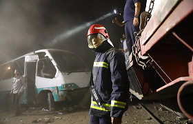 Egipte susidūrus dviem autobusams žuvo 14 žmonių