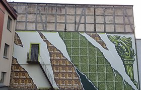 Visuose žemynuose tapiuso portugalo freska papuošė Klaipėdą