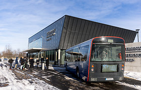 Lietuviško elektrinio autobuso pristatymas Vilniaus oro uoste