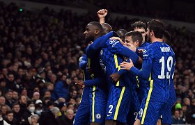 Londono derbį prieš „Tottenham“ laimėjusi „Chelsea“ žengė į lygos taurės finalą