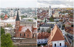 Testas: kurios iš šių 20 vietų yra Vilniuje, o kurios – Kaune?