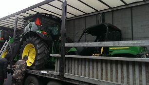 &Scaron;vedijoje vogtas traktorius &bdquo;John Deere&ldquo;
