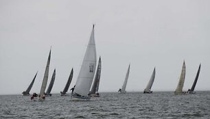 49-osios "Kur&scaron;ių marių regatos" fini&scaron;as
