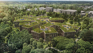 Čekijos mi&scaron;kų komisijos administracinio pastato projektas