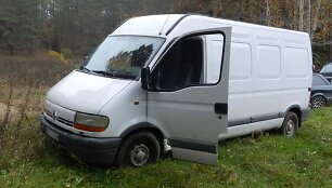 Sulaikytas mikroautobusas &bdquo;Renault Master&ldquo;