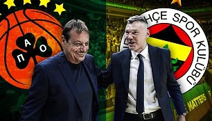 Erginas Atamanas ir &Scaron;arūnas Jasikevičius