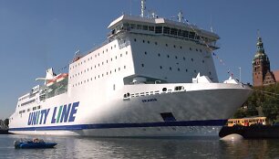 Lenkijos keltų bendrovės &bdquo;Unity Line&ldquo; laivas &bdquo;Skania&ldquo;
