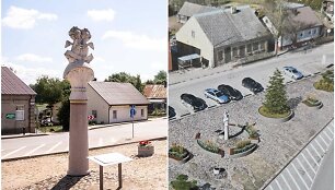 Žaslių miestelio aik&scaron;tė dabar ir kaip atrodys po atnaujinimo