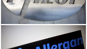 JAV vaistų gamybos milžinė &bdquo;Pfizer&ldquo; susitarė dėl botulino gamintojo &bdquo;Allergan&ldquo; pirkimo už 160 mlrd. dolerių.