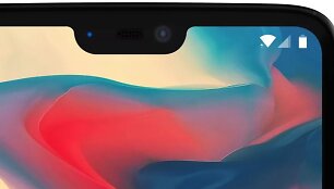 &bdquo;OnePlus 6&ldquo; ekrano i&scaron;kirpimas