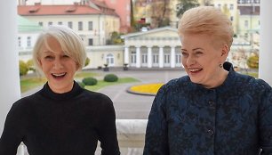 Helen Mirren, Dalia Grybauskaitė