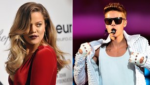 Khloe Kardashian ir Justinas Bieberis