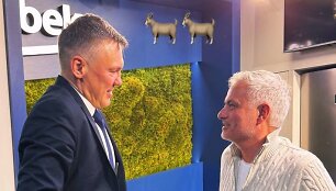 &Scaron;arūnas Jasikevičius ir Jose Mourinho
