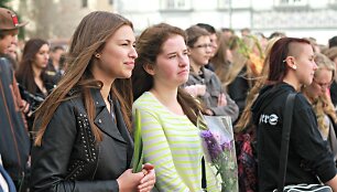 Vilniaus Salomėjos Nėries gimnazija pasitiko naujus mokslo metus ir būsimą 100-ąją gimnazistų laidą