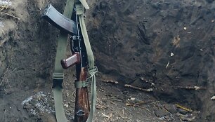 Ukrainos karių apkasai