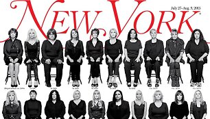 35 moterys, kaltinančios komiką Billą Cosby lytine prievarta, nusifotografavo žurnalo vir&scaron;eliui