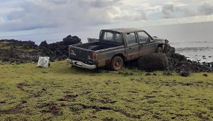 Pikapo avarija Velykų saloje