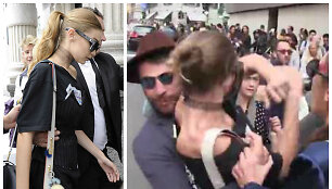 Gigi Hadid gatvėje užpuolė &bdquo;pok&scaron;tininkas&ldquo; Vitalijus Sediukas