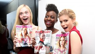 Elle Fanning, Lupita Nyong'o ir Kate Mara