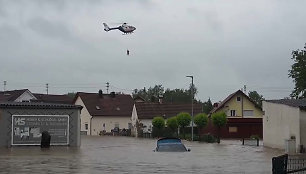 Potvynis Pietų Vokietijoje