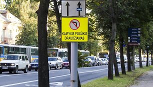 Transporto spūstys Vilniuje
