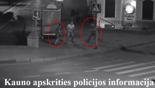 Užpuolimo akimirka: dviese prie&scaron; vieną