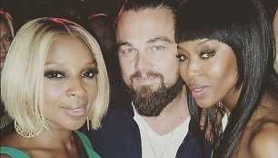 Mary J.Blige, Leonardo DiCaprio ir Naomi Campbell