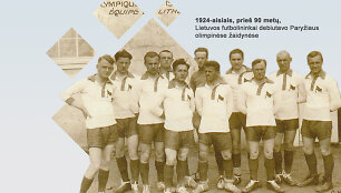 Lietuvos futbolo komanda, kuri pirmą kartą 1924 metais dalyvavo olimpiadoje