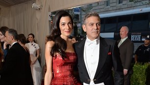 George'as Clooney su žmona Amal Clooney