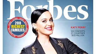 Katy Perry papuošė „Forbes“ viršelį