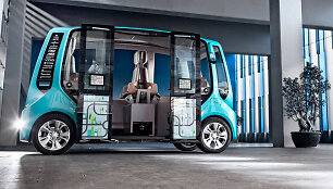 &bdquo;Rinspeed&ldquo; elektrinis autobusas