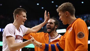 Mindaugas Kuzminskas ir Kristapas Porzingis