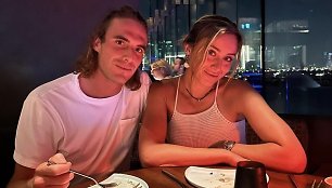 Stefanos Tsitsipas ir Paula Badosa