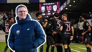 Valdas Dambrauskas ir Baku &bdquo;Sabah&ldquo; futbolininkai