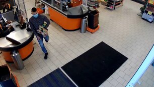 Užfiksuotas įtariamasis
