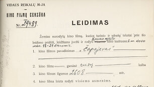 Cenzūros leidimas filmui &bdquo;Čapajevas&ldquo;, 1935 m.
