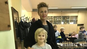 R. Mila&scaron;auskaitė su dukra