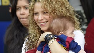 Shakira su sūnumi Sasha