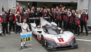 Neel Jani su LMP1 automobiliu &bdquo;919 Hybrid LMP1&ldquo; pagerino Spa trasos rato įveikimo rekordą
