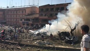 Sprogimas Turkijos Elazigo mieste