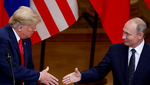 Donaldas Trumpas ir Vladimiras Putinas