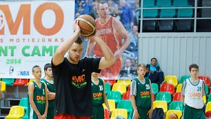 Donatas Motiejūnas „D-Mo Talent camp“ stovykloje