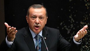 Turkijos ministras pirmininkas Recepas Tayyipas Erdoganas