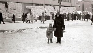 Archyvinis kadras i&scaron; 1991 metų sausio 13-osios