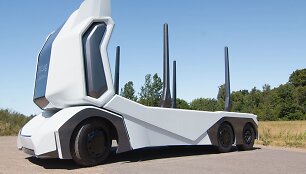 &Scaron;vedų &bdquo;Einride&ldquo; sukurtas autonominis mi&scaron;kovežis T-Log