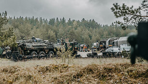Lenkijos 15-osios mechanizuotosios brigados karių atvykimas į Lietuvą