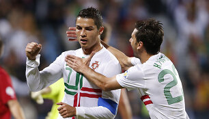 Cristiano Ronaldo įvarčiu padėjo Portugalijai i&scaron;vengti netikėto Liuksemburgo antausio.