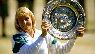 Martina Navratilova tapo daugkartine Vimbldono čempione
